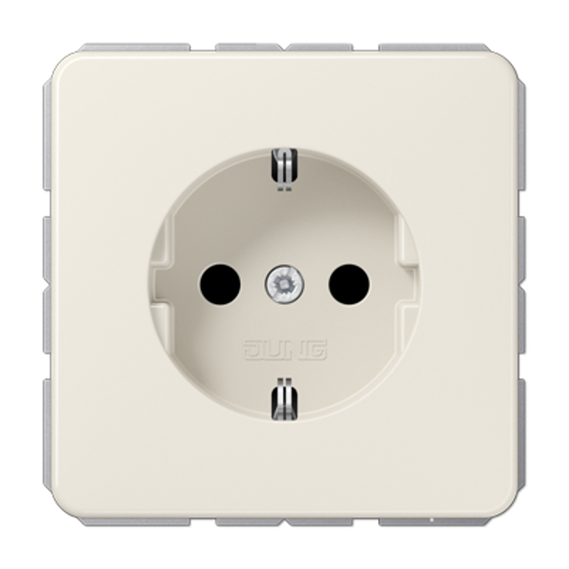 Штепсельная розетка SCHUKO 16A 250V~; слоновая кость