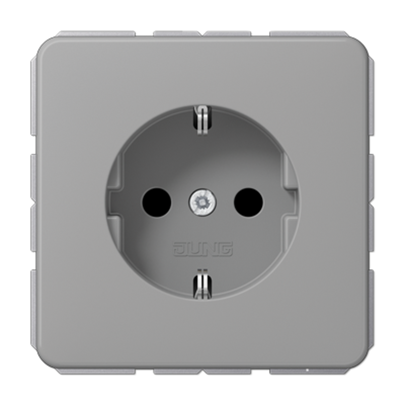 Штепсельная розетка SCHUKO 16A 250V~; серая
