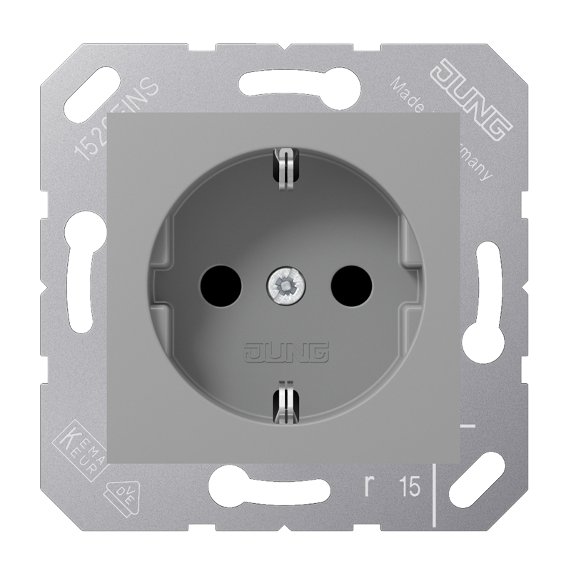 SCHUKO®-розетка 16 A / 250 B ~ для откидной крышки