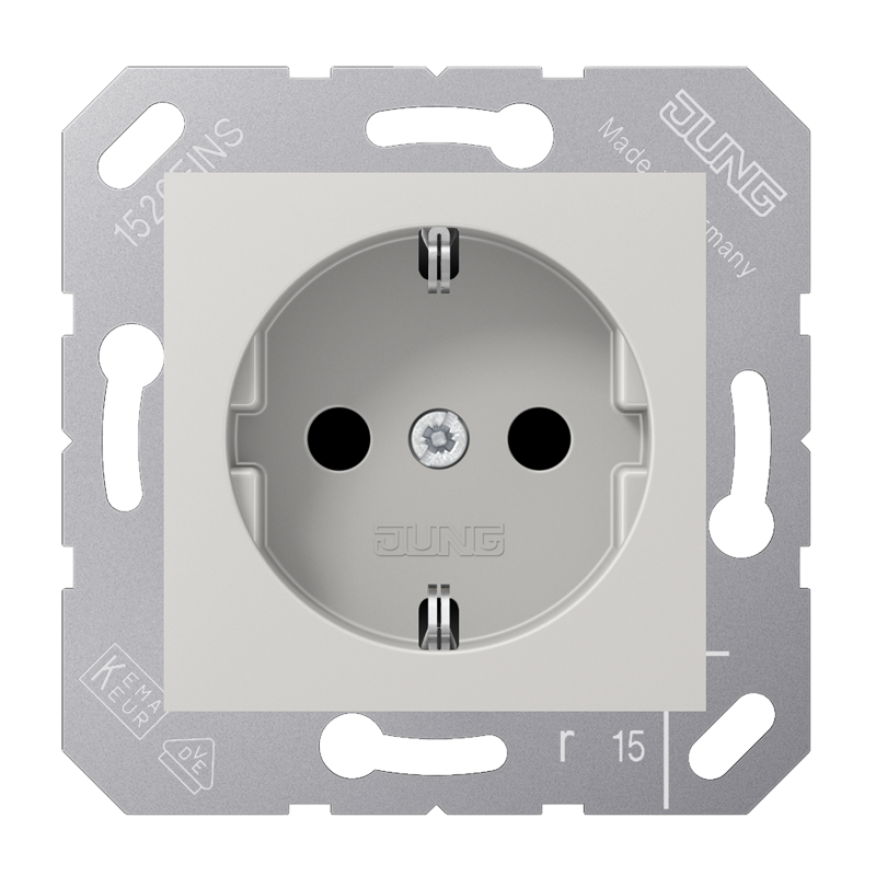 SCHUKO®-розетка 16 A / 250 B ~ для откидной крышки