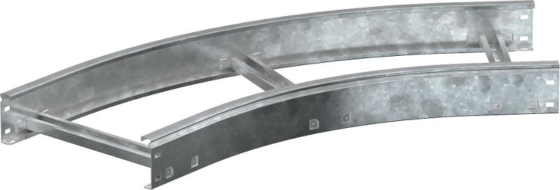 Поворот лестничный LESTA 45град 150х200мм R600 HDZ