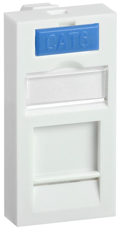 Вставка 45х22,5мм для 1 мод. Keystone Jack с маркером
