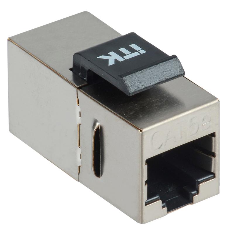 Проходной адаптер кат. 5E FTP RJ45-RJ45…