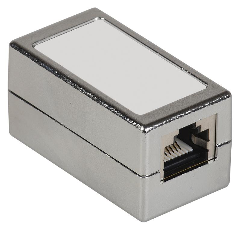 Проходной адаптер кат. 6 FTP тип RJ45-RJ45