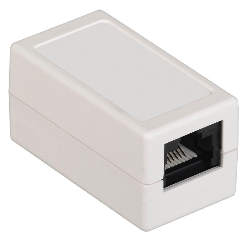 Проходной адаптер кат. 6 UTP тип RJ45-RJ45