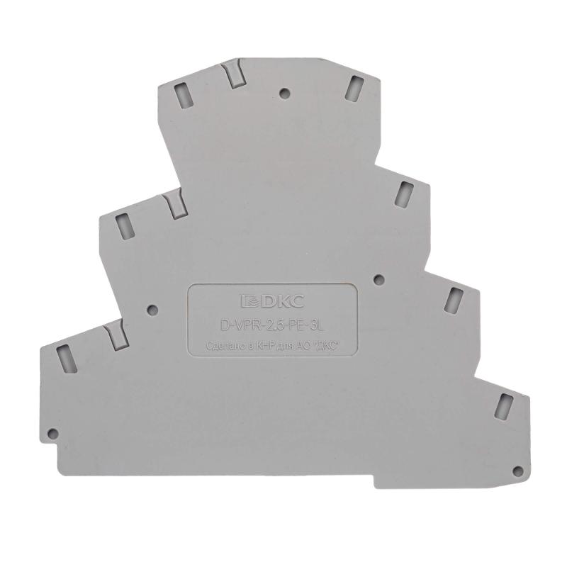 Изолятор торцевой для клеммы VPR-2.5-PE-3L
