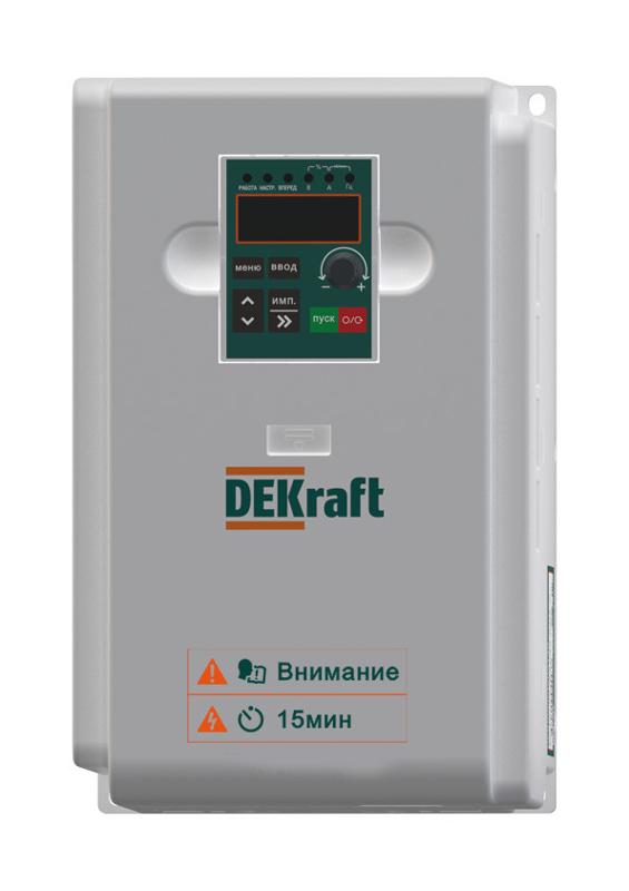Преобразователь частоты DEKV060-7.5/11кВт 3 фазы 380В с торм. модулем