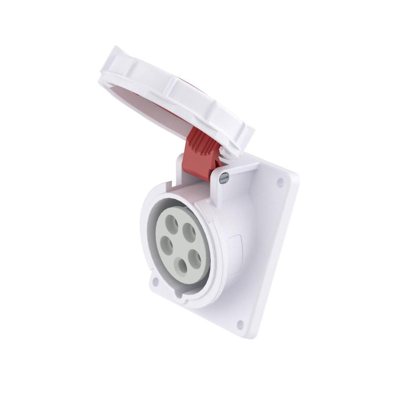 Розетка скрытой установки, с наклоном IP67 32A 3P+E+N 400V