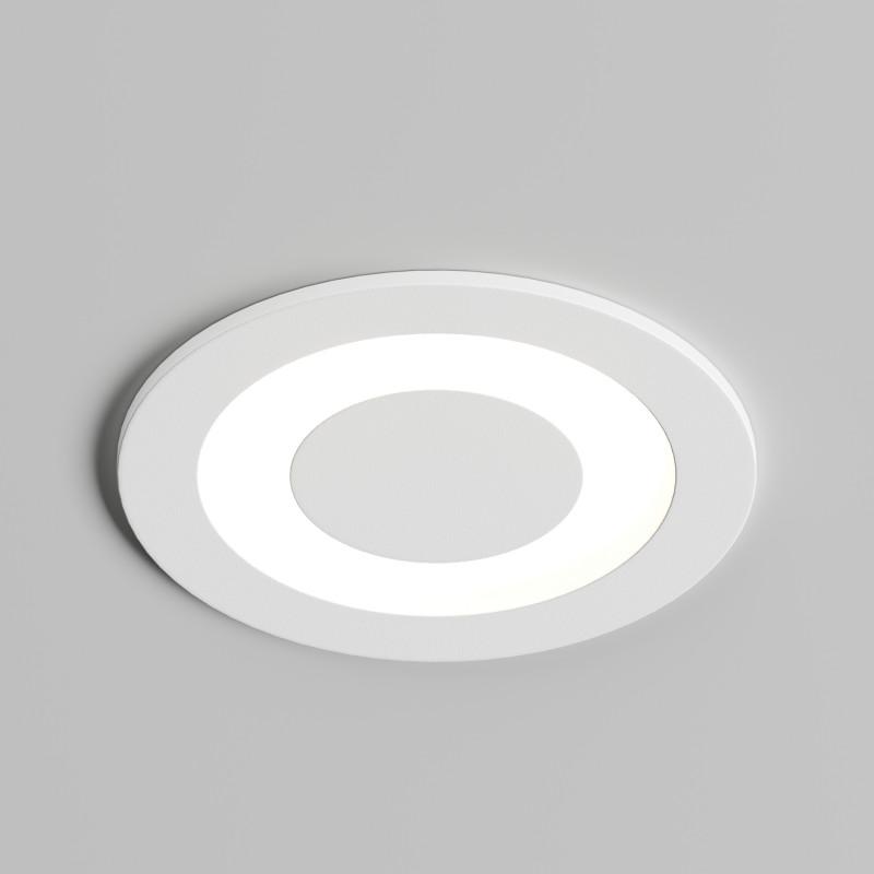 Светильник светодиодный встраиваемый DK2700-WH , IP20, 7Вт, LED 3000, белый/белый, алюминий/акрил