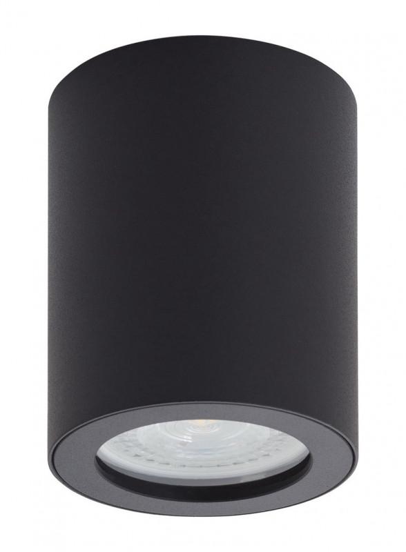 Светильник светодиодный накладной DK3007-BK влагозащищенный IP 44, 50Вт, GU10, черный, алюминий