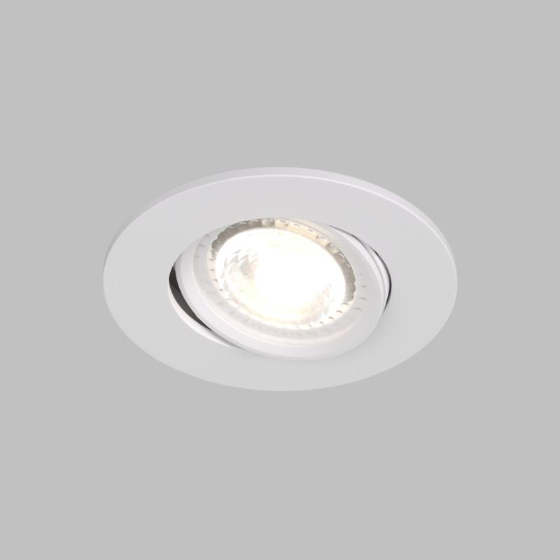 Светильник светодиодный встраиваемый DK3020-WH , IP20, 10Вт, GU5.3, LED, белый, пластик