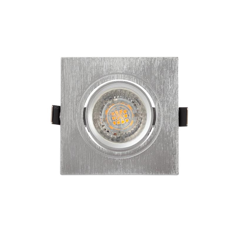 Светильник светодиодный встраиваемый DK3021-CM , IP20, 10Вт, GU5.3, LED, серый, пластик