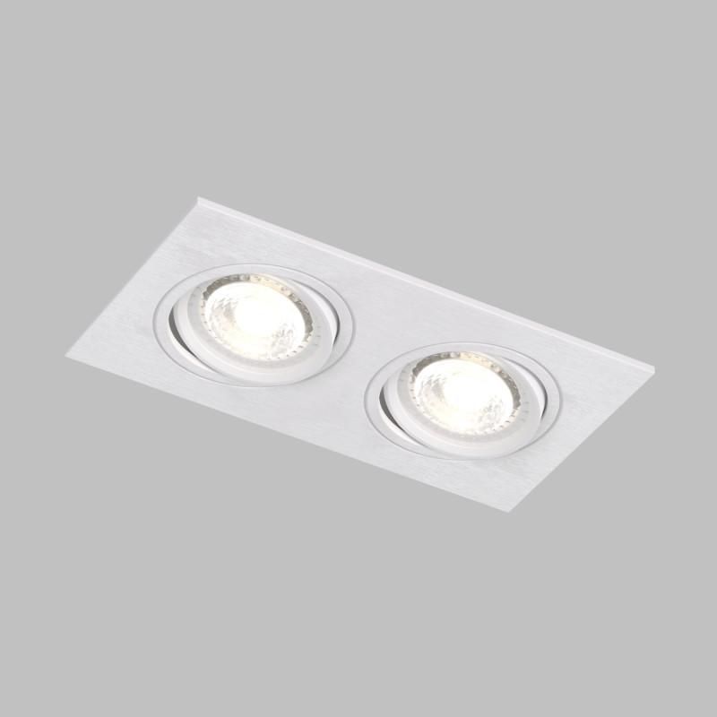 Светильник светодиодный встраиваемый DK3022-WH , IP20, 10Вт, GU5.3, LED, белый, пластик