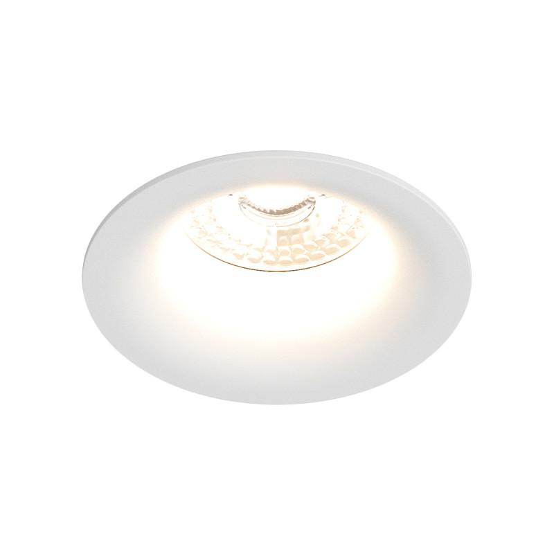DK3024-WH Встраиваемый светильник, IP 20, 10 Вт, GU5.3, LED, белый,пластик