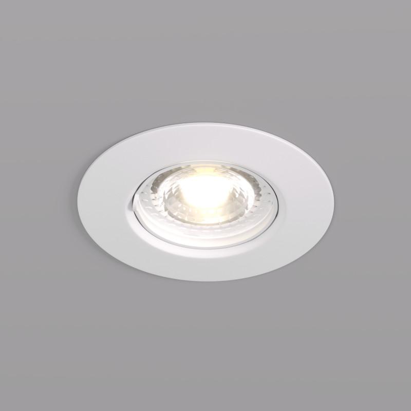 Светильник светодиодный встраиваемый DK3028-WH , IP20, 10Вт, GU5.3, LED, белый, пластик