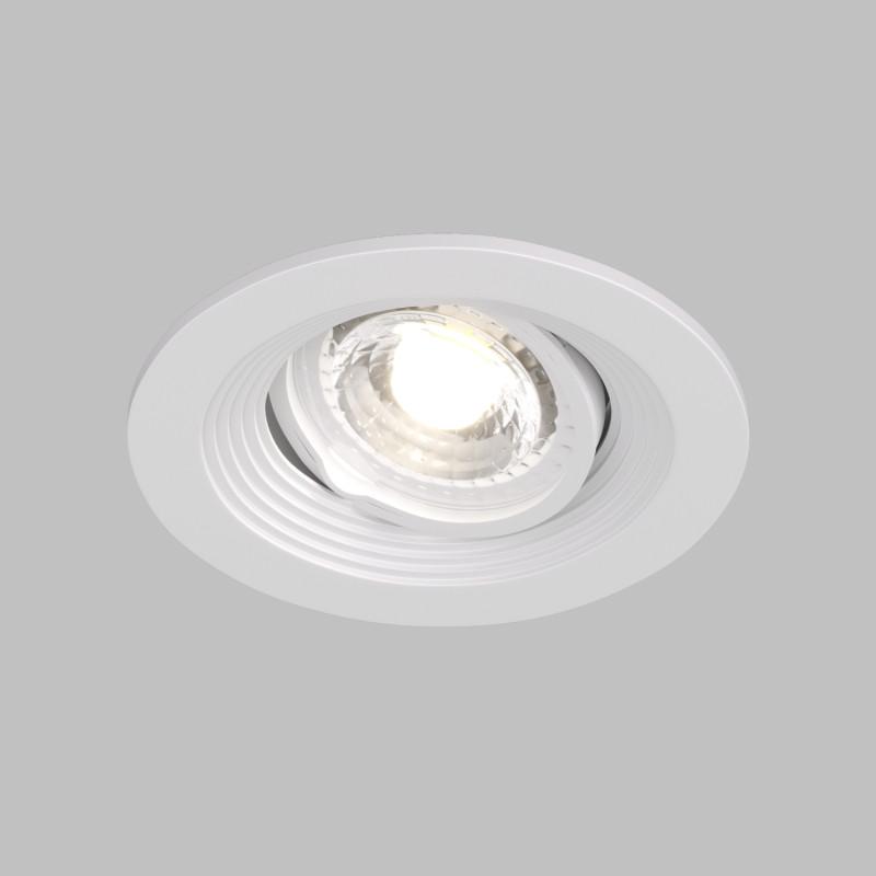 Светильник светодиодный встраиваемый DK3029-WH , IP20, 10Вт, GU5.3, LED, белый, пластик