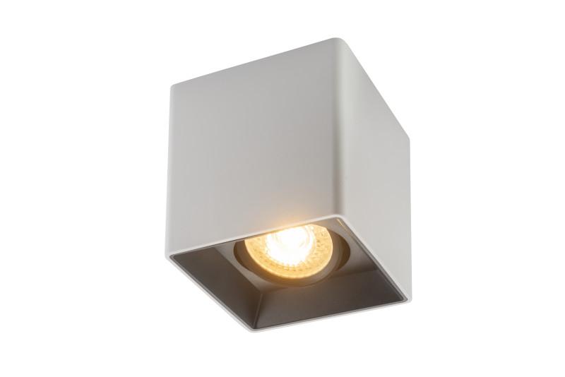 Светильник светодиодный накладной DK3030-WB IP20, 10Вт, GU5.3, LED, белый/черный, пластик