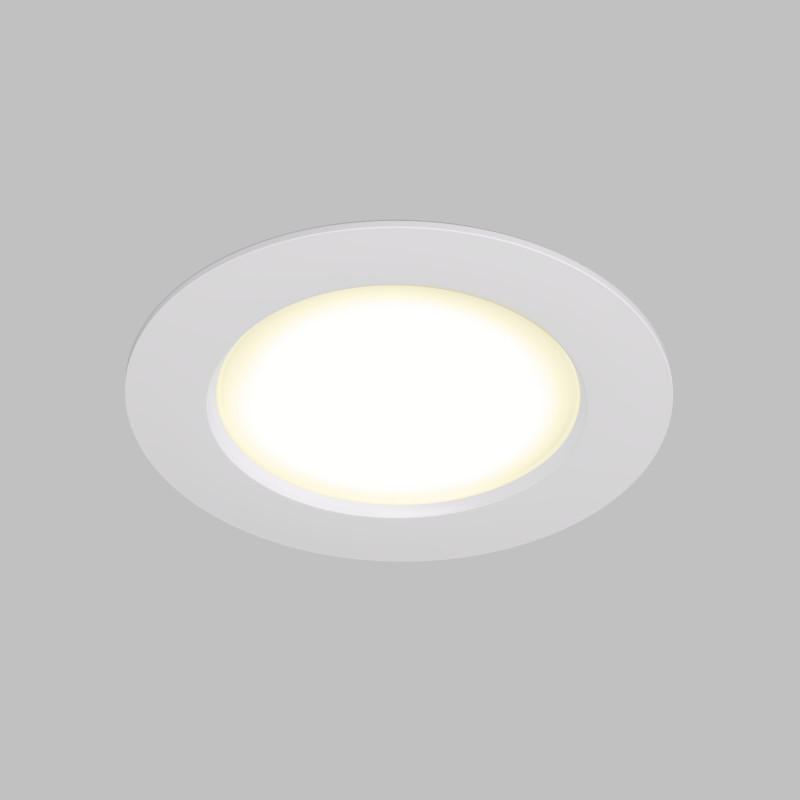 Светильник светодиодный встраиваемый DK3046-WH , IP20, 5Вт, LED, белый, пластик