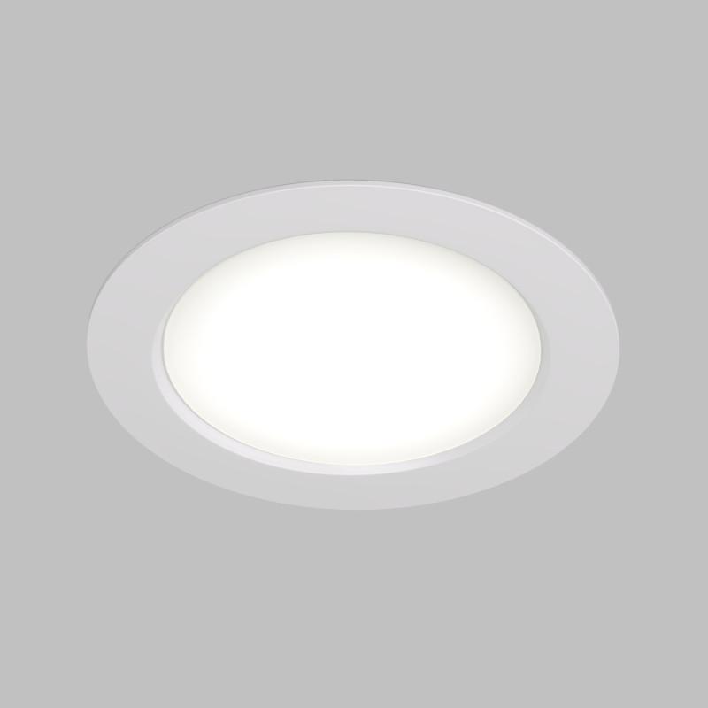 Светильник светодиодный встраиваемый DK3049-WH , IP20, 7Вт, LED, белый, пластик