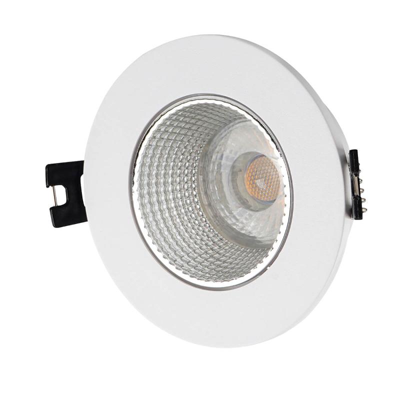 Светильник светодиодный встраиваемый DK3061-WH+CH , IP20, 10Вт, GU5.3, LED, белый/хром, пластик