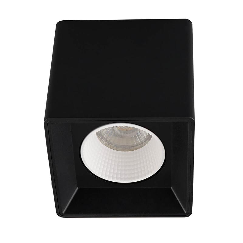 Светильник светодиодный накладной DK3080-BK+WH IP20, 10Вт, GU5.3, LED, черный/белый, пластик