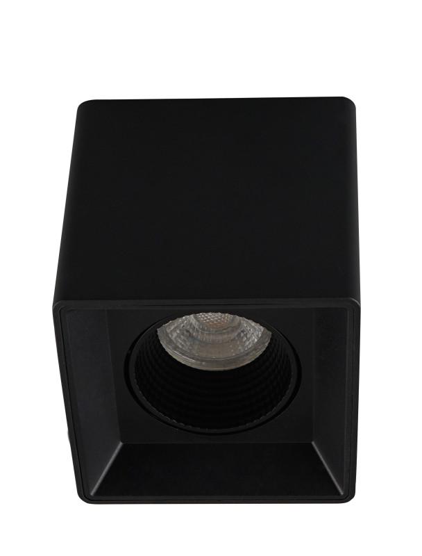 Светильник светодиодный накладной DK3080-BK IP20, 10Вт, GU5.3, LED, черный/черный, пластик