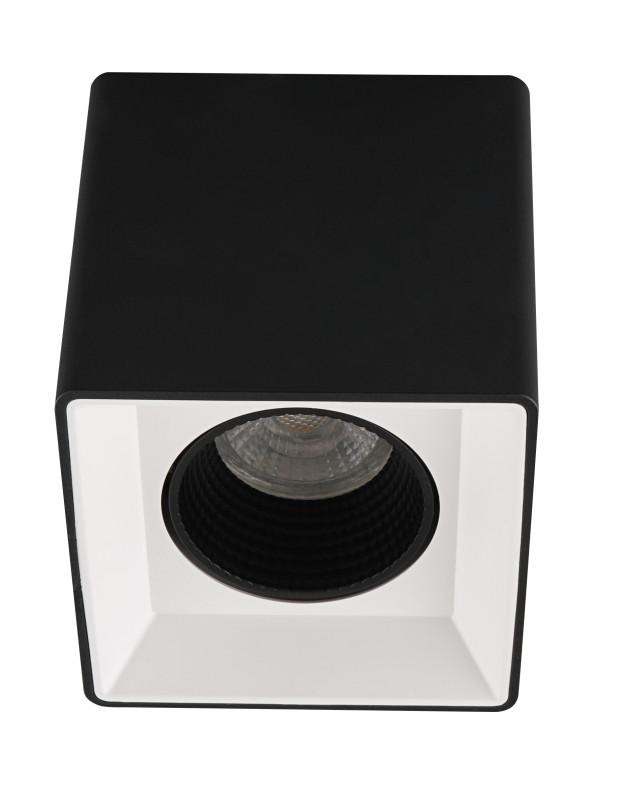 Светильник светодиодный накладной DK3080-BW+BK IP20, 10Вт, GU5.3, LED, черно-белый/черный, пластик
