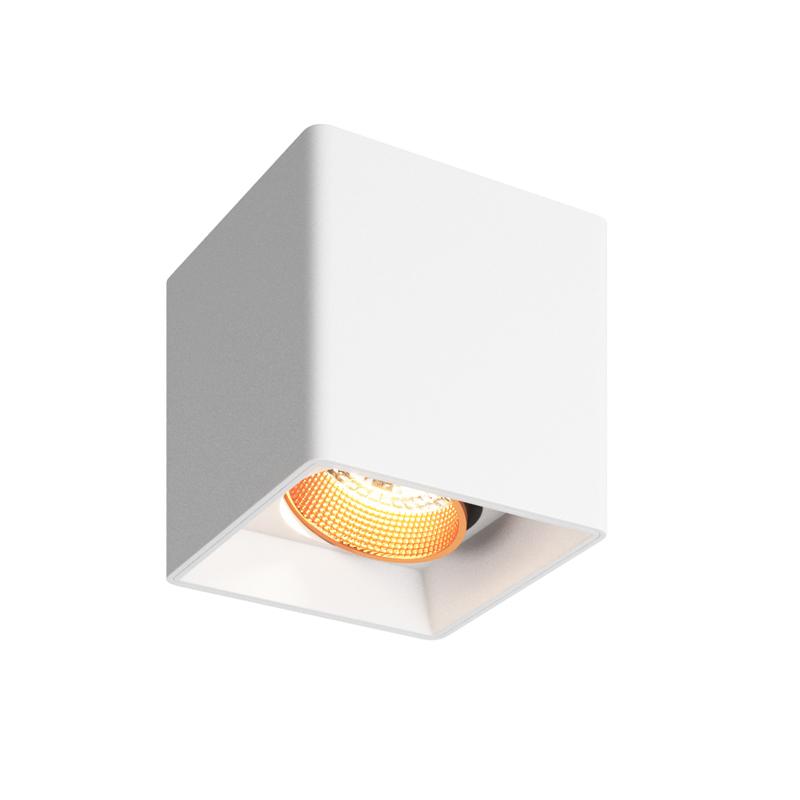 Светильник светодиодный накладной DK3080-WBR , IP20, 10Вт, GU5.3, LED, белый/бронзовый, пластик