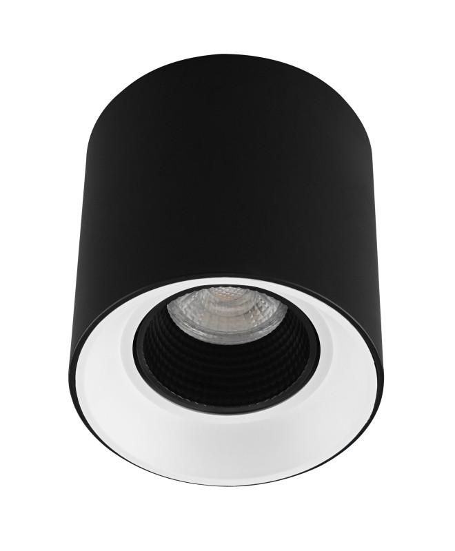 Светильник светодиодный накладной DK3090-BW+BK IP20, 10Вт, GU5.3, LED, черно-белый/черный, пластик