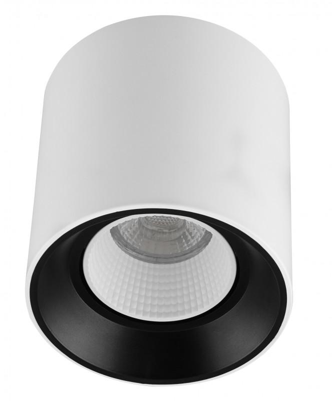 Светильник светодиодный накладной DK3090-WB+WH IP20, 10Вт, GU5.3, LED, бело-черный/белый, пластик