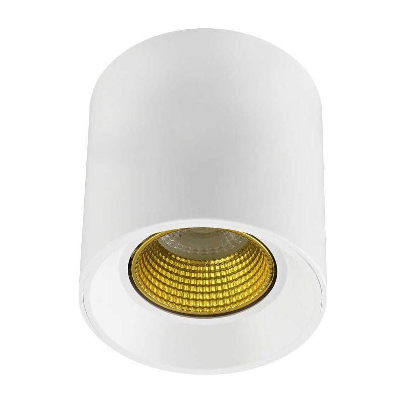 Светильник светодиодный накладной DK3090-WH+YE IP20, 10Вт, GU5.3, LED, белый/желтый, пластик