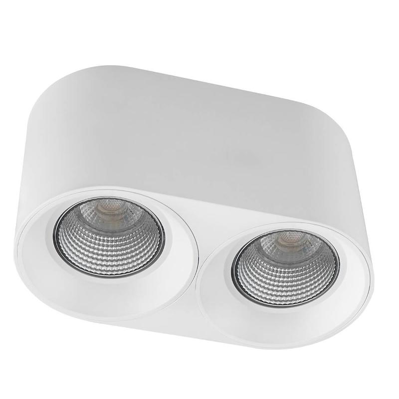 Светильник светодиодный накладной DK3096-WH+CH IP20, 10Вт, GU5.3, LED, белый/хром, пластик