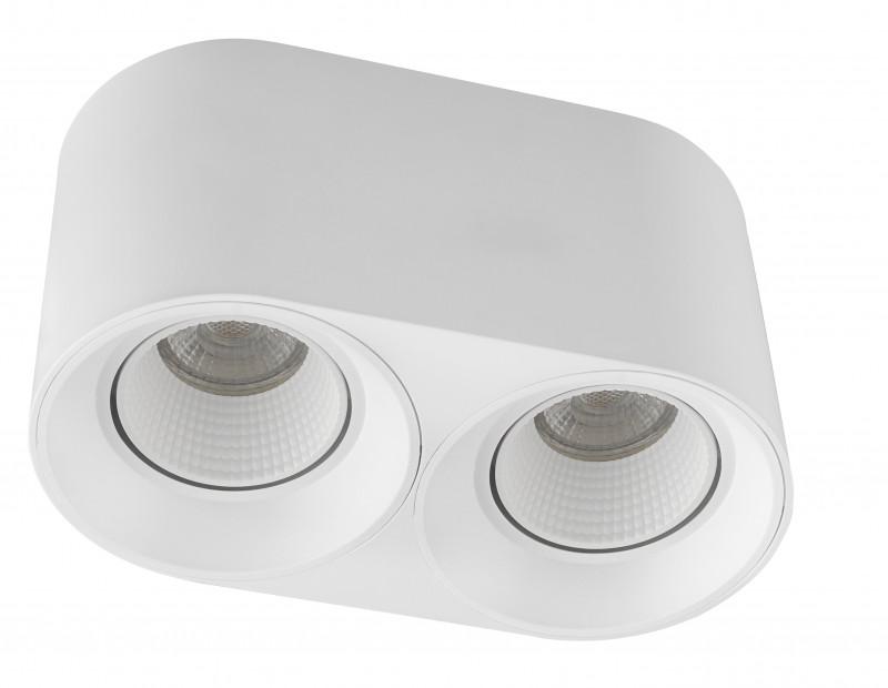Светильник светодиодный накладной DK3096-WH IP20, 10Вт, GU5.3, LED, белый/белый, пластик