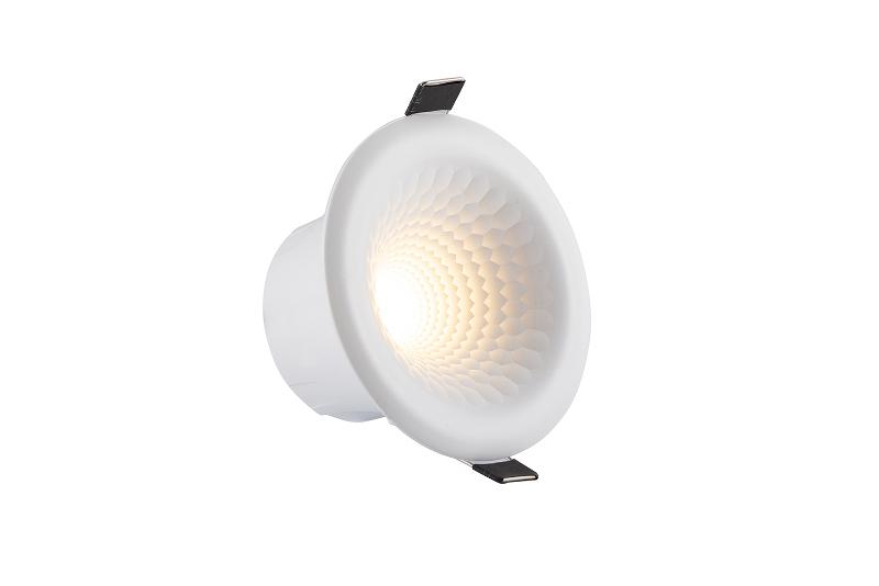 Светильник светодиодный встраиваемый DK3500-WH ,IP20, 6Вт, LED, белый, пластик