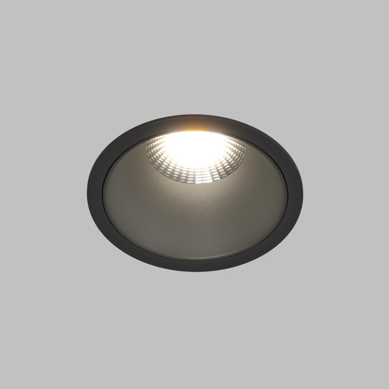 Светильник светодиодный встраиваемый DK4400-BK , IP20, 7Вт, LED 3000, черный, алюминий