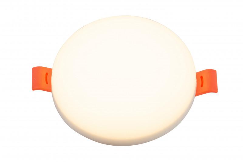 Светильник светодиодный встраиваемый DK4604-WW , IP20, 18Вт, LED 3000, белый, пластик