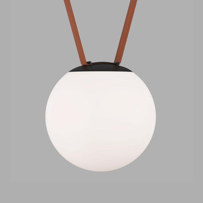 DK5552-BK Cветильник для трека-ремня Belty, серия Orb, со светодиодом, D180*H181мм, 48V DC, 10W, RA90, 120°, 4000K, IP20, черный, акрил
