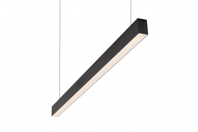 Светильник линейный подвесной DK9153-BK 42W 1500mm 3000K, черный