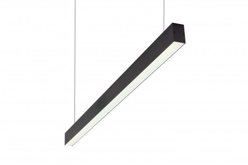 Светильник линейный подвесной DK9154-BK 42W 1500mm 4000K, черный