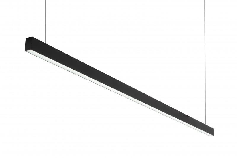 Светильник линейный подвесной DK9304-BK 72W 3000mm 4000K, черный