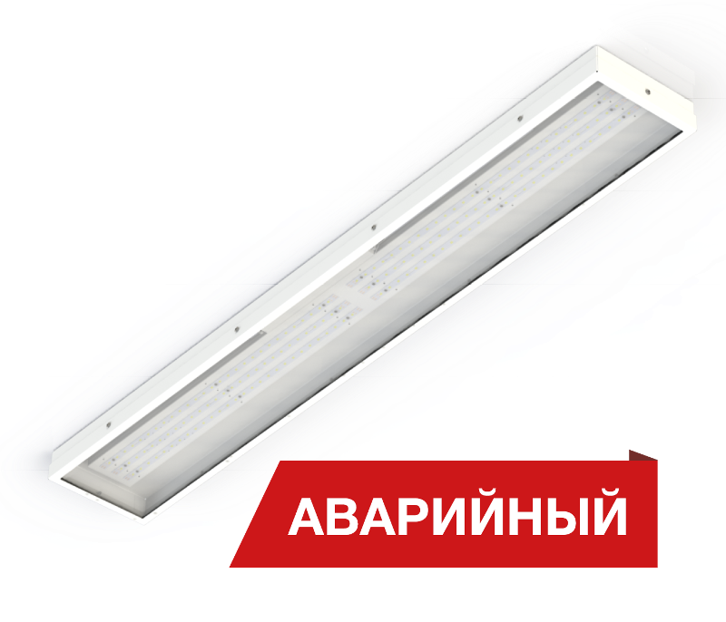 Светодиодный светильник Diora NPO Glass 38/5000 opal 5000лм 38Вт 4000K IP65 0.7PF 80Ra Кп<1 Аварийный