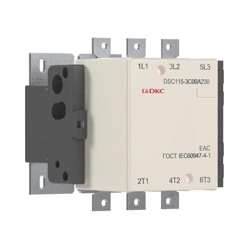 Магнитный контактор DSC115-3C00A230115А 55кВт (AC3) кат 220В AC