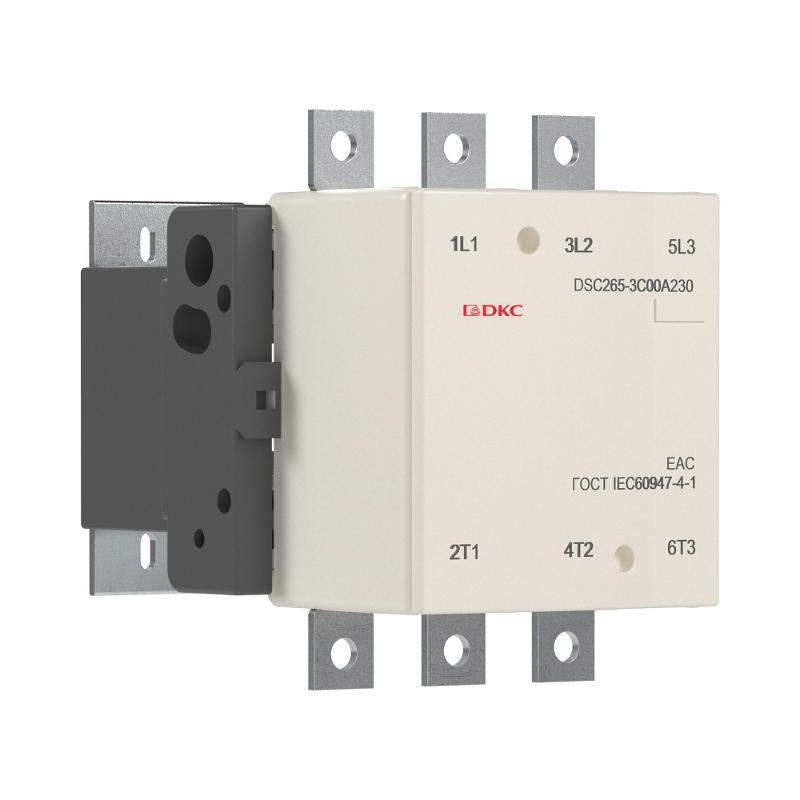 Магнитный контактор DSC265-3C00A230 265А 130кВт (AC3)  кат 220В AC