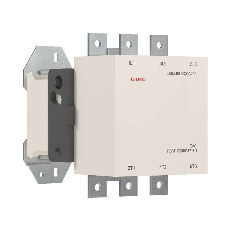 Магнитный контактор DSC500-3C00A230 500А 250кВт (AC3)  кат 220В AC