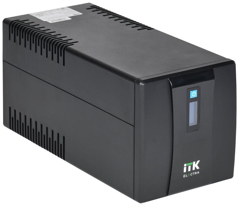 ITK ELECTRA ET ИБП 1кВА/0,6кВт с АКБ 2х7AH USB