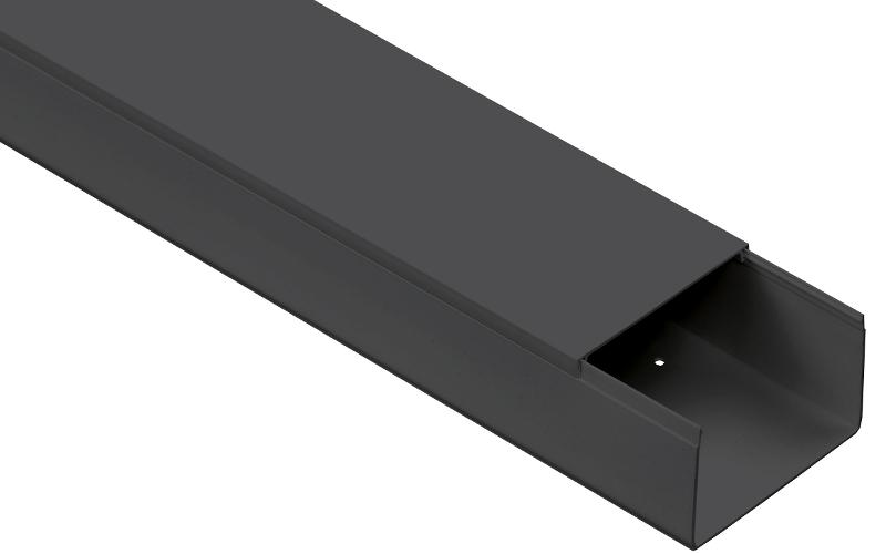 Кабель-канал 100х60 "ЭЛЕКОР" черный (8м)