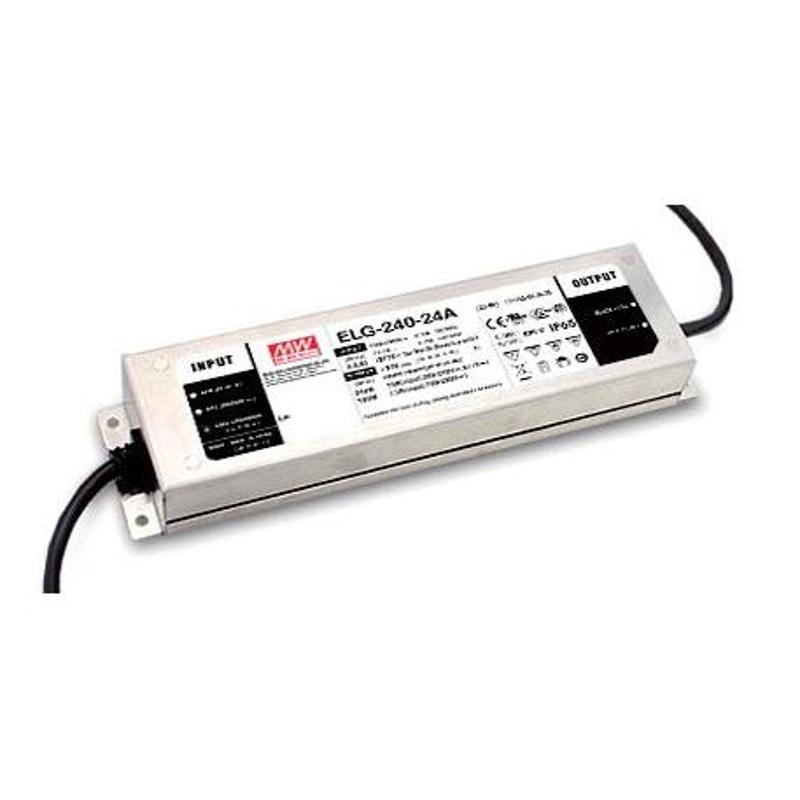 Драйвер 240Вт 24V для светодиодной ленты ELG-240-24A IP65 244x71x37.5 мм