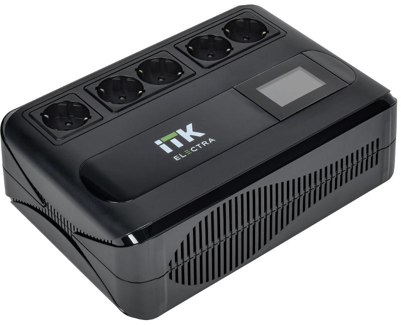 ITK ELECTRA LT5 ИБП 1кВА/0,6кВт LCD с АКБ 1х9AH