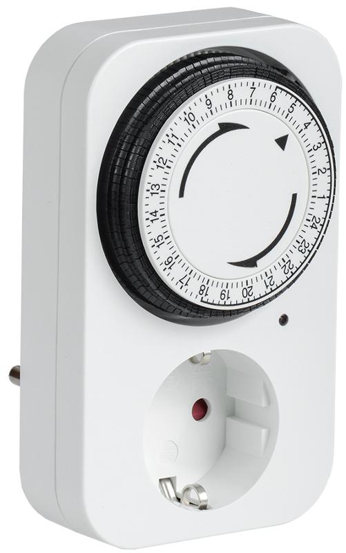 РТМ-2 Розетка-таймер мех инд 15мин 24ч 96on/off 16А IP20