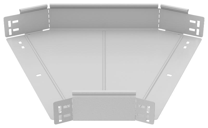 ESCA 5 Поворот 45град 80х300-0,8 RAL 9016
